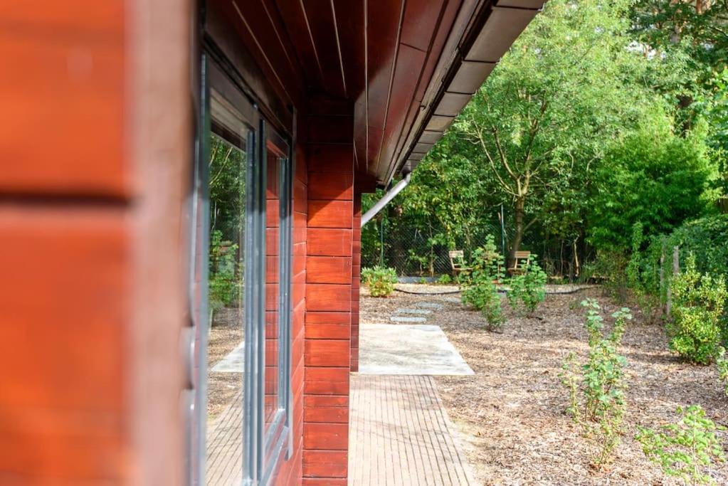 Spacious Wooden Cottage With Infra-Red Sauna At Veluwe Putten Ngoại thất bức ảnh
