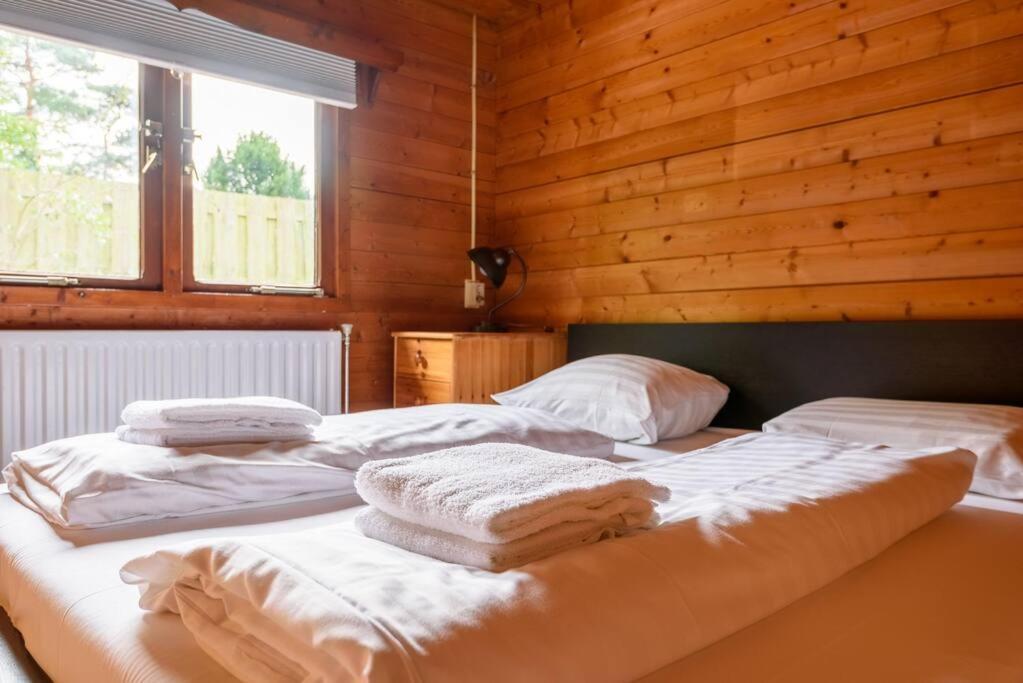 Spacious Wooden Cottage With Infra-Red Sauna At Veluwe Putten Ngoại thất bức ảnh