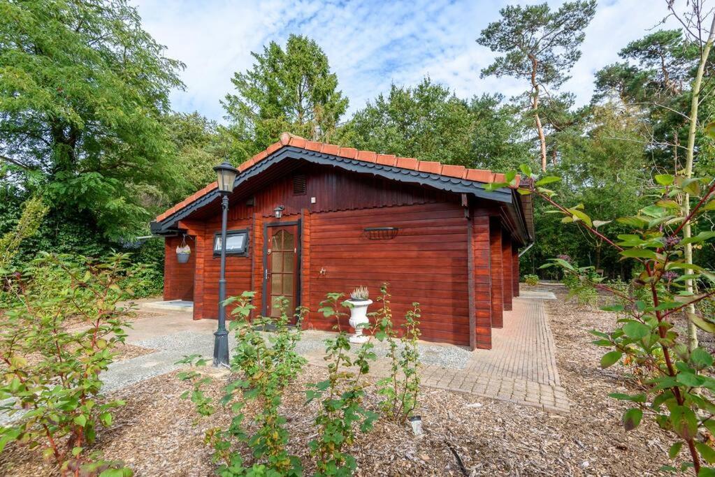 Spacious Wooden Cottage With Infra-Red Sauna At Veluwe Putten Ngoại thất bức ảnh