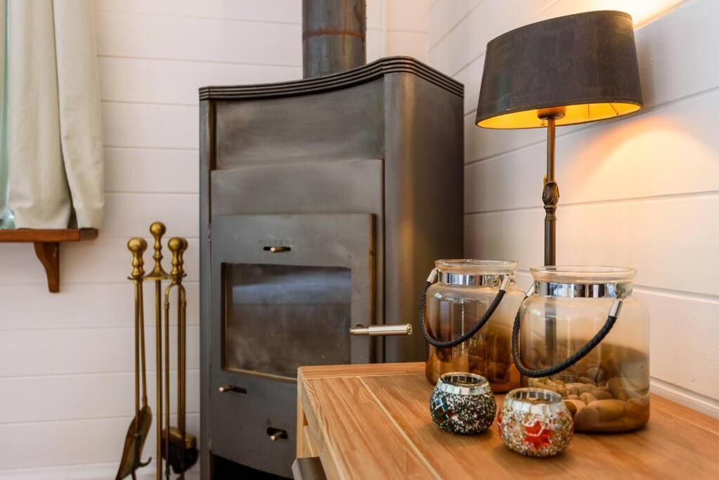 Spacious Wooden Cottage With Infra-Red Sauna At Veluwe Putten Ngoại thất bức ảnh